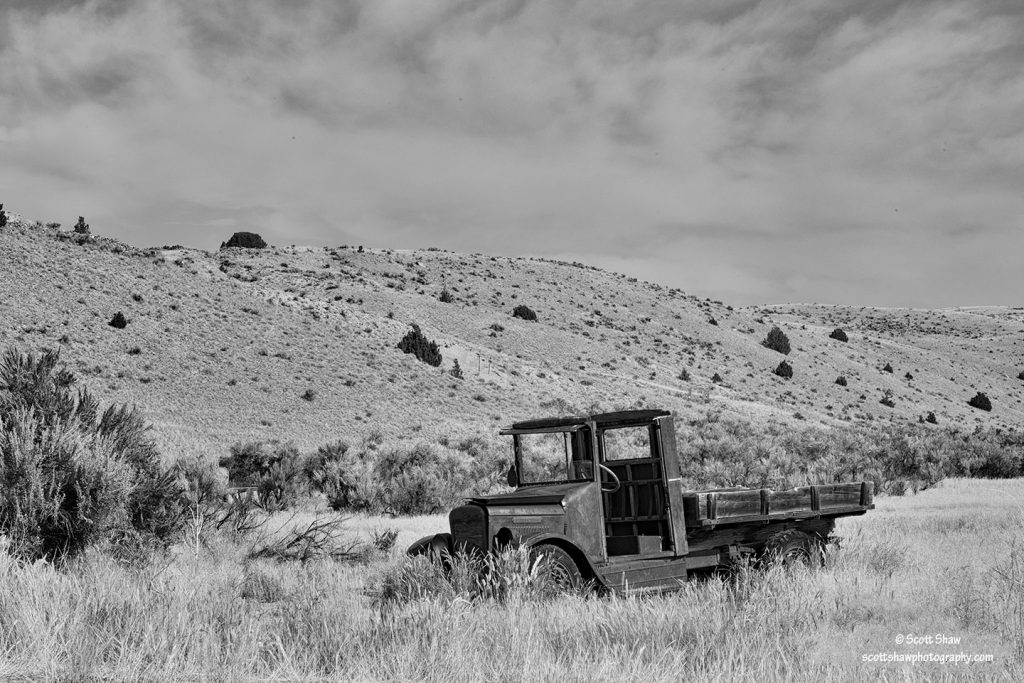 An abandoned truck at Montana's Bannack State Park