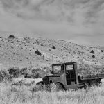 An abandoned truck at Montana's Bannack State Park